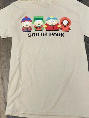 South Park mens Graphic T-Shirt - Cream